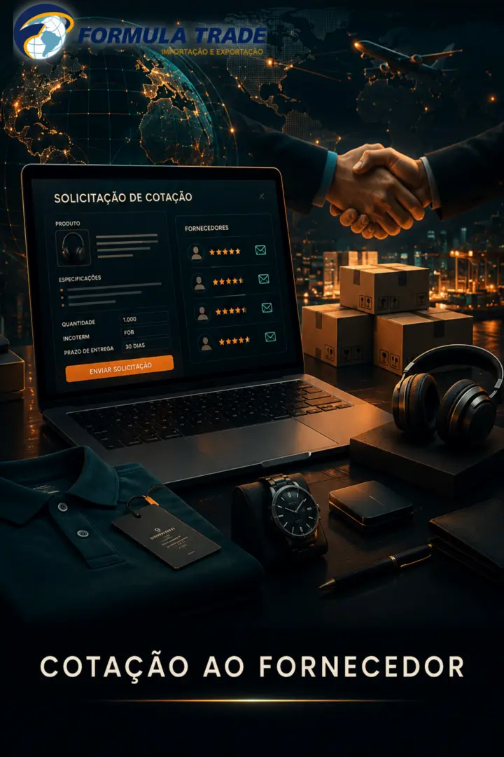 Cotação e primeiro contato com o fornecedor