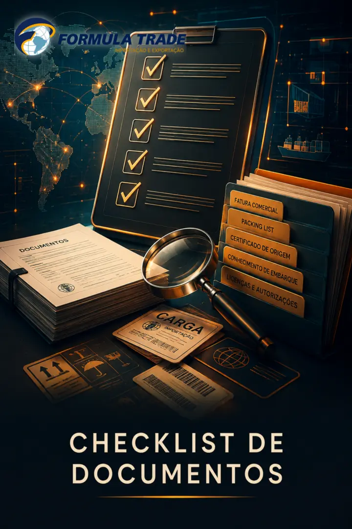 Checklist dos documentos necessários